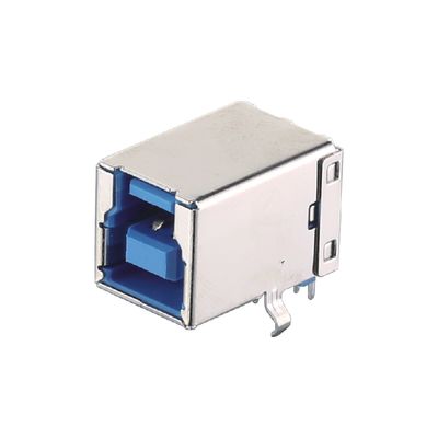 USB 2.0 / 3.0 جک نوع A اتصال کننده پلگ نر مواد تماس مس / فسفر برنز