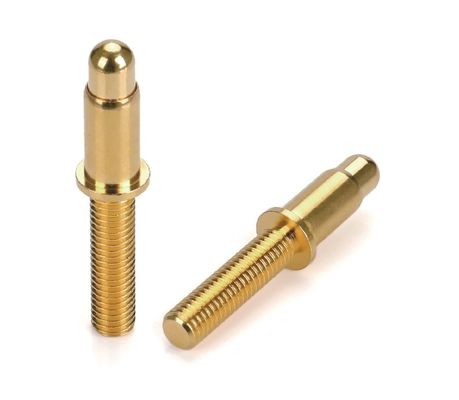 5.08mm Pitch Pogo Pin Connector Dip Type زنانه 8 Pin 4.0mm سه ردیف بهار بارگذاری شده