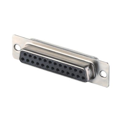 2 - 64 پین قدرت D Sub Male Connector 3W3 سیاه / آبی نوع Solder Dip Brass