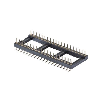 سر ماده ماشینکاری شده 2.54mm H7.0mm طول 10.0mm مستقیم 1-40Pin PCB Connector