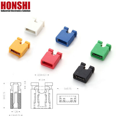 ماشین آلات مینی پرش کنتاکتور هیئت مدیره به هیئت مدیره سوکت زنانه 1.27mm 2mm 2.54mm Pitch Black Red Yellow با Ni Plating