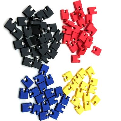 ماشین آلات مینی پرش کنتاکتور هیئت مدیره به هیئت مدیره سوکت زنانه 1.27mm 2mm 2.54mm Pitch Black Red Yellow با Ni Plating