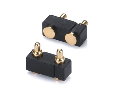 3.0mm 2pin مرد Pogopin تک ردیف زاویه راست Dip Pogo Pin اتصال ضد آب