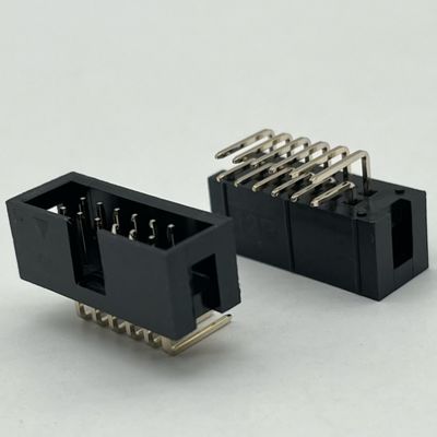 دکمه ی زاویه ی راست DIP PCB DC3 12 پین Header 2.54mm Pitch