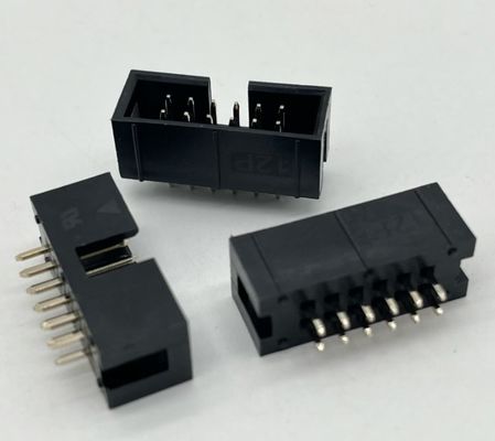 2.54mm Direct Box Header Connector 12 Pin IDC Box Header 2x6p