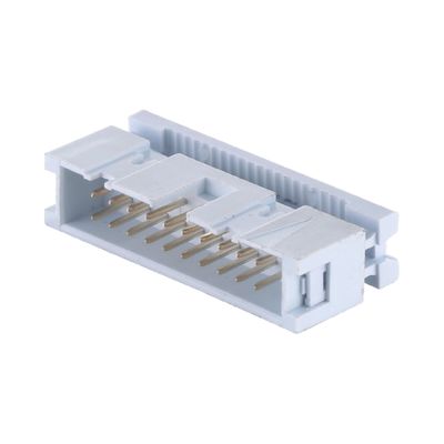 طلای قوطی 2.54mm Box Header PBT مس 6P - 64P IDC Board به اتصال سیم
