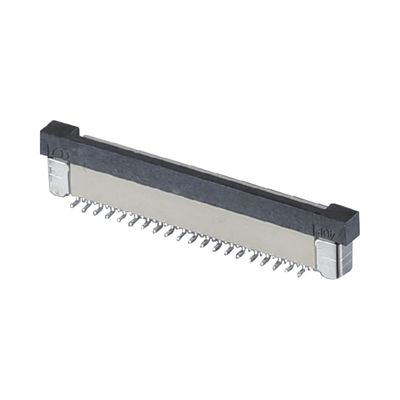 4 - 60 پین FPC کابل کانکتور 0.5 / 1.0mm Pitch SMT ZIF DIP نوع بالا پایین PA9T پلاستیکی