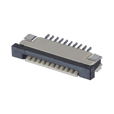 4 - 60 پین FPC کابل کانکتور 0.5 / 1.0mm Pitch SMT ZIF DIP نوع بالا پایین PA9T پلاستیکی