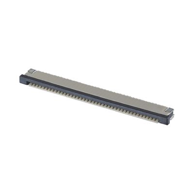 4 - 60 پین FPC کابل کانکتور 0.5 / 1.0mm Pitch SMT ZIF DIP نوع بالا پایین PA9T پلاستیکی