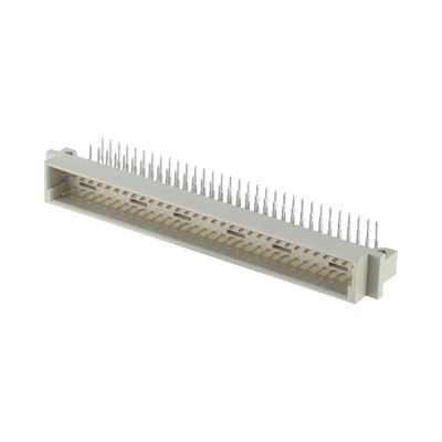 2.54mm DIN 41612 کانکتور 64 پین زاویه راست پین زنانه از طریق سوراخ 3 ردیف کانکتور