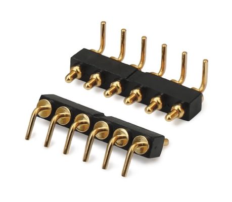 2.54mm Pitch Male 5 Pin PCB Connector Spring Loaded Pogo Pin Connector Type Dip.54mm Pitch Male 5 Pin PCB Connector Spring Loaded Pogo Pin Connector Type Dip