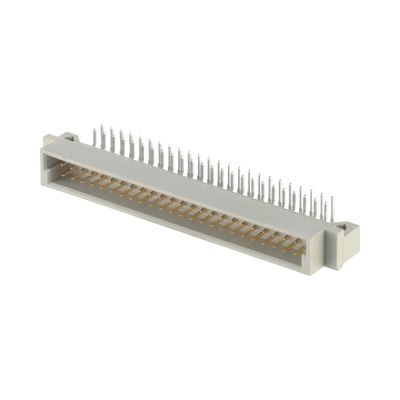 2 ردیف DIN 41612 کانکتور 64 پین زاویه راست Dip 2.54mm Pitch Male Connector