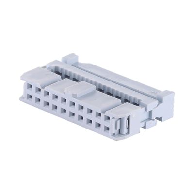 2.54mm Pitch IDC Connector Socket For Flat Cable 28awg 6 - 64 Pin FC Socket (فکتور کنتاکتور پیچ آی دی سی برای کابل های مسطح)