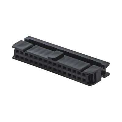 2.0mm Pitch IDC PCB Connector 6 - 64 Pin Black Socket Female Flat Cable FC Socket با استفاده از کابل های فلات