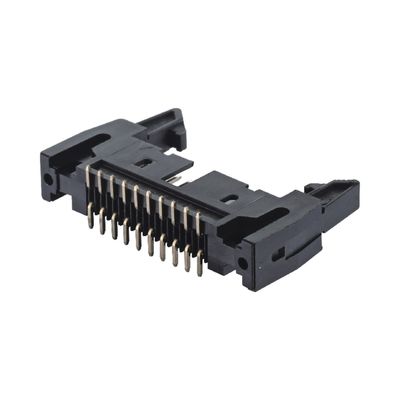 2.54mm Pitch IDC Ejector Header Connector برای 1.27mm 2651 28awg کابل صاف