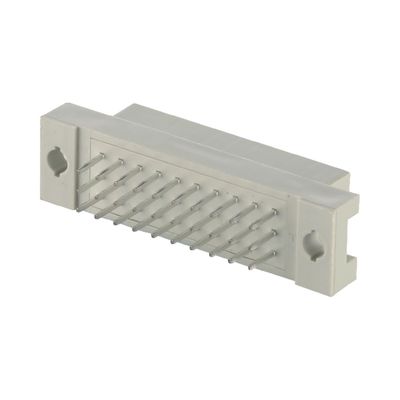 دین 41612 30 پین زاویه راست پین های نر کانکتور از طریق سوراخ 3 ردیف PCB عمودی