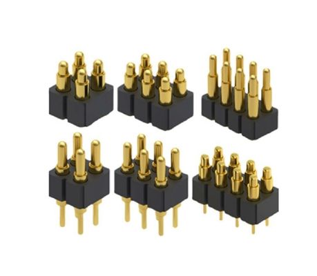 3.0mm پیچ 3pin طلا پوشانده SMT نوع خودرو مس Pogo پین کانکتور برای pcb