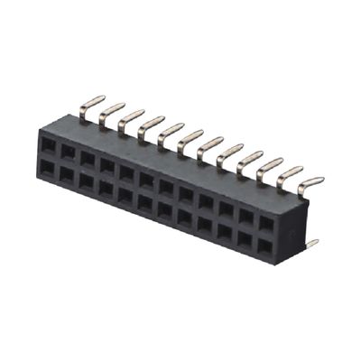 یک ردیف SMT 40 پین زنانه اتصال سر 2.0mm Pitch 4.3mm ارتفاع