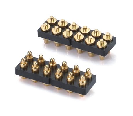 2.5mm 3 Pin Spring Loaded Pogo Pin Connector برای کاربردهای خودرو ولتاژ نامی 1A