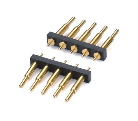 2.0mm 20 Pin سفارشی کردن Pogo Pin Connector Spring Pin Gold Plated SMT Pogo Connector