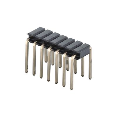 2.54mm H2.5mm PCB Board To Board Connectors 2 - 40 Pin Dip Smt رابط پین مردانه