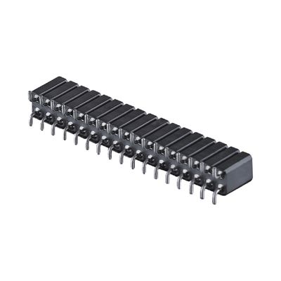 PCB Connector Header ماده 2.54mm H7.0mm زاویه راست دو ردیف 2-80Pin