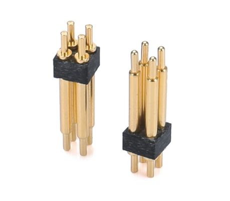 2.0mm اتومبیل 1.5mm DIA1.5 L18.0mm Pogo Pin Gold Plated Brass Connector
