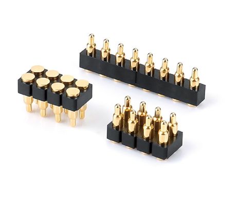 2.0mm اتومبیل 1.5mm DIA1.5 L18.0mm Pogo Pin Gold Plated Brass Connector