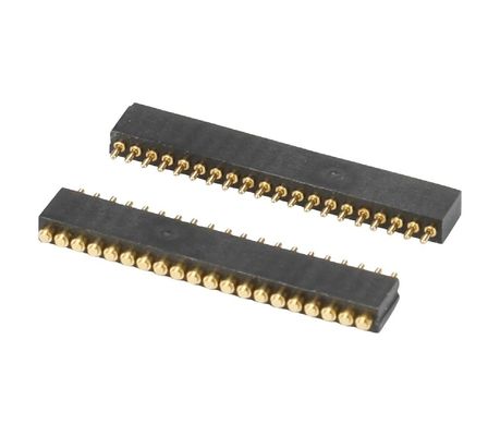 1.27mm Pogo Pin Connector h1.5mm L8.0 Dip Type Gold Plated Brass Connector 10 پین