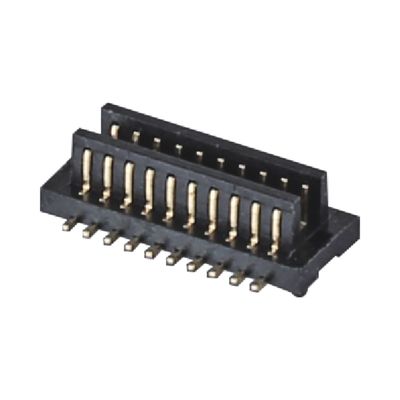 0.8mm Pitch BTB Connector 10 - 100 Pin High Speed Male Connector فوسفور برنز