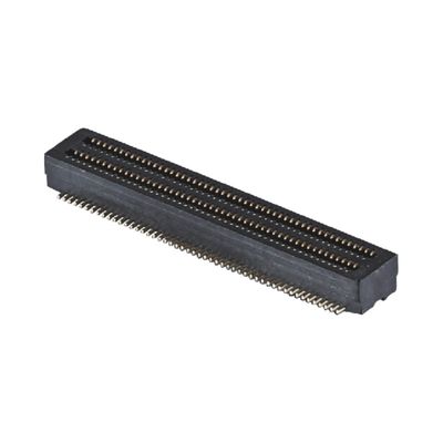 0.8mm Pitch BTB Connector 10 - 100 Pin High Speed Male Connector فوسفور برنز