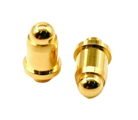 1A طلا 3-10u مس Pogo پین بهار بار بالا 2.5mm پین تماس Dip