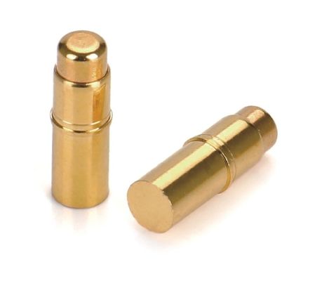 برنج طلا پوشاندن Pogo پین کانکتور بهار نیروی دو سر H6.0mm Smd نوع