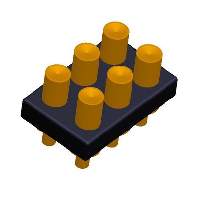 2.54mm H2.5 2x7Pin Pogo Pin Connector پیتز بهار بار برقی مستقیم دیپ PCB