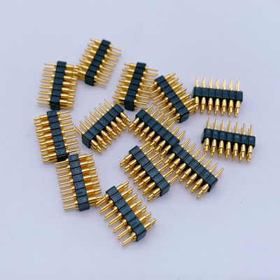 به صورت سفارشی 2.0mm Pitch Brass Pogo Pin 2row 14Pin Spring Loaded Connectors جنس مرد