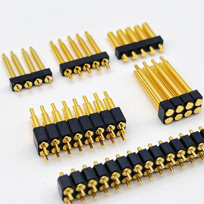 نوع پودر رابط پین پگو 2.54mm Pitch 1x5P مرد پنگ پگو بارگذاری بهار