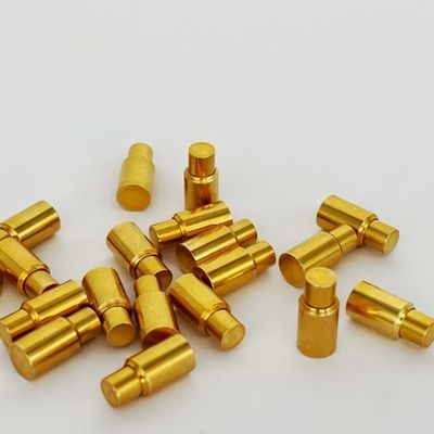 6.0mm C6801 برنج Pogo Pin SMT کانکتور نوع سولدر شدن طلای پوشانده شده سفارشی