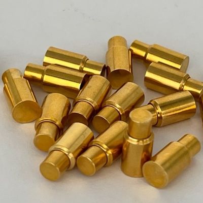 6.0mm C6801 برنج Pogo Pin SMT کانکتور نوع سولدر شدن طلای پوشانده شده سفارشی