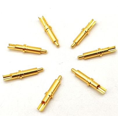 کانکتور پین پگو با جریان بالا DC 12V مواد خانه آلیاژ روی بهار