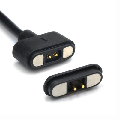 کابل اتصال دو پین مغناطیسی پگو پین به USB نوع A M کابل سفید