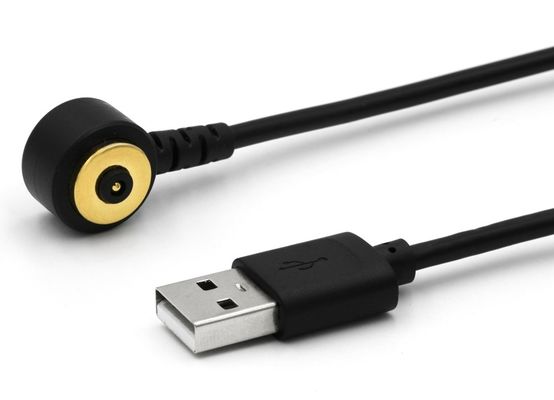 IP67 ضد آب PCB زنانه Pogo Pin Connector کابل مغناطیسی با فلش طلایی و مقاومت 50mohm Max تماس