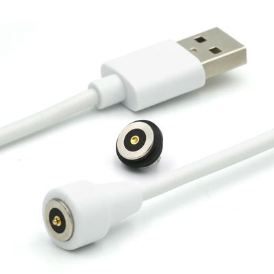 IP67 ضد آب PCB زنانه Pogo Pin Connector کابل مغناطیسی با فلش طلایی و مقاومت 50mohm Max تماس