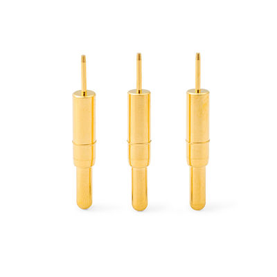 برقی با دقت بالا C6801 Pogo Pin Connector Spring Loaded Dip Type Gold Plated