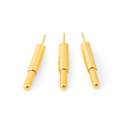 برقی با دقت بالا C6801 Pogo Pin Connector Spring Loaded Dip Type Gold Plated