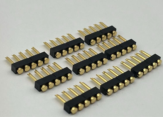 2.54mm Pitch Pogo Pin Connector Solder Type Pogo Pin 1x05P زنانه