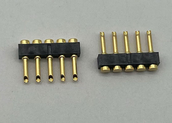 2.54mm Pitch Pogo Pin Connector Solder Type Pogo Pin 1x05P زنانه