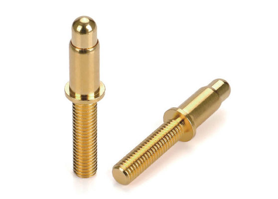 نوع رشته Pogo Pin Connector Brass Dia8.0 بهار بارگذاری شده Pogo Pin