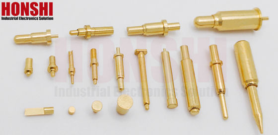 نوع رشته Pogo Pin Connector Brass Dia8.0 بهار بارگذاری شده Pogo Pin