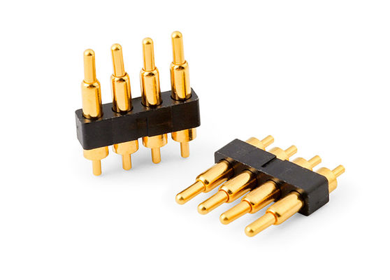 2.54mm Pitch Pogo Pin Connectors بهار بارگذاری شده H7.75mm برای پی سی بی