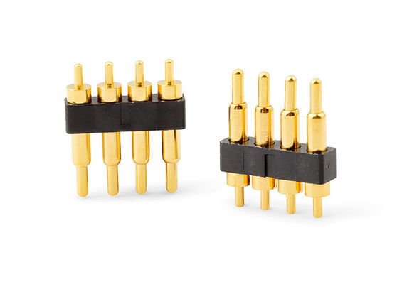 2.54mm Pitch Pogo Pin Connectors بهار بارگذاری شده H7.75mm برای پی سی بی